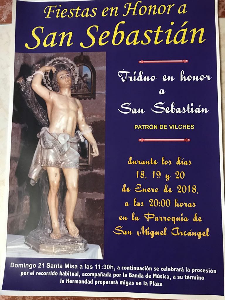 Fiestas en honor de San Sebastián 2018 Vilches